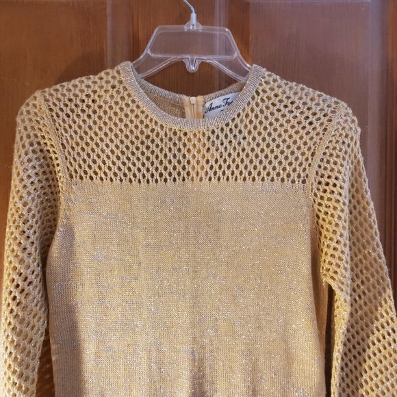 Vintage Anne Fogarty Rare 1960's Gold Knit Gown - Near Mint Condition - Picture 9 of 10